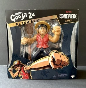 Heroes Of Goo Jit Zu Ultra Goo Netflix One Piece LUFFY Stretchy Figure Set RARE - Picture 1 of 11