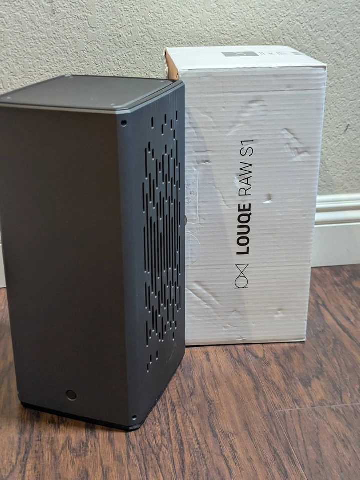 LOUQE Raw S1 Mk I (Rhodium Grey) Mini-Itx Computer Case - Image 1 of 4