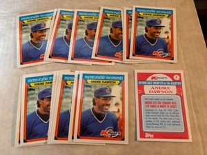 (LOT OF 17) 1988 Topps Kmart ANDRE DAWSON #9 Memorable Moments Glossy CUBS - Picture 1 of 1