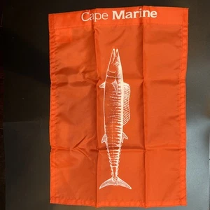 Bandiera Cattura Pesci Cape Marine Wahoo 13x18,5 Pollici Pescatore - Foto 1 di 9