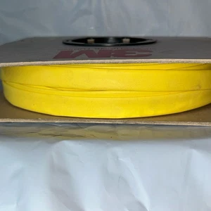 3M FP301  3/8”  Yellow Heat Shrink Tubing, 2:1 Shrink Ratio  100 ft. Spool - Picture 1 of 3