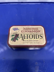 Altoids Cinnamon Vintage Flat Top Very Rare Collectible Tin Has Mints - Picture 1 of 2