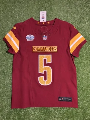 Authentic Jayden Daniels Commanders PREM1ERE Nike Elite Jersey Mens Size: 40 - Image 1 of 4