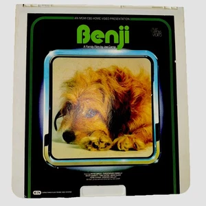 Benji RCA SelectaVision CED Videodisc Movie 1974 MGM CBS Joe Camp Family Film - Imagen 1 de 2