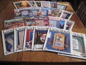 Lote de 24 revistas rápidas vintage de punto de cruz y manualidades rurales y cruz #1 - Imagen 1 de 5