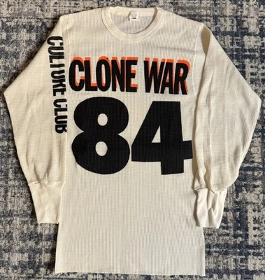 Camisa térmica vintage 1984 Culture Club Clone War manga larga talla L niño George Foto 1 de 4