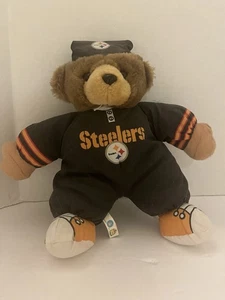 Vintage Good Stuff Pittsburgh Steelers 12" Plush Bear - Picture 1 of 4