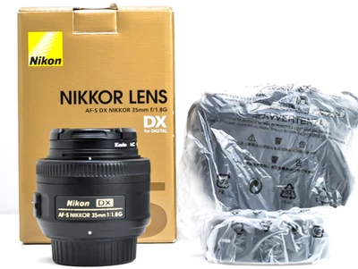 Near Mint NIKON AF-S NIKKOR 35mm F/1.8 G DX SWM APS-C Standard Prime AF Lens - Image 1 of 4
