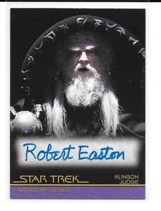 Películas completas Rittenhouse Star Trek 2008 firmadas por Robert Easton automático A57 SP - Imagen 1 de 1