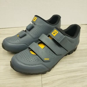 Bontrager Evoke Mountain Bike Shoes Blue Yellow Men's Size 9 GREAT CONDITION - Picture 1 of 12