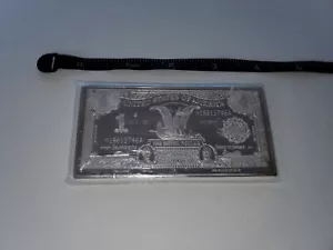 1899 $1 One Dollar Copper Silver Overlay Certificate - 4oz - Picture 1 of 2