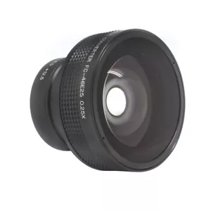 46mm 0.25X Fisheye Wide Angle Lens For Canon Nikon Pentax Camera - Picture 1 of 8