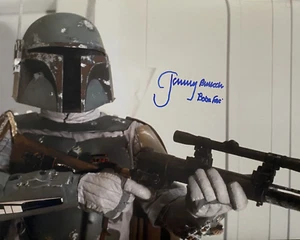 Star Wars Jeremy Bulloch Boba Fett Autograph 11x14 Photo -GENUINE Signed - Imagen 1 de 2