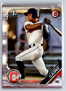 2019 Bowman Draft  #BD-195 Christian Cairo Guardians - Picture 1 of 2