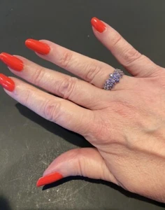 ¡NUEVO! Anillo Effy Tanzanita y Plata Esterlina con Diamantes/Talla 7/Precio de venta sugerido por el fabricante 675 USD - Imagen 1 de 9