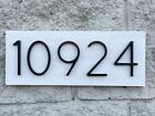 Numéros de maison, numéros d'adresse, panneau moderne personnalisé en bois22