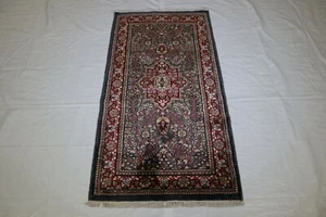 Alfombra de área tradicional oriental anudada a mano de 2'6"" x 4'0"" ft - Imagen 1 de 7