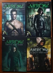 Green ARROW complete seasons 1-4. 92 episodes on 20 DVDs with lots of DVD extras - Picture 1 of 1