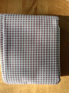 Tan, Sage, Cranberry color checkered Home Decor fabric-57"x 3-3/8yds mid-weight - Picture 1 of 1