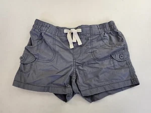 Old Navy Girls Kids L 10-12 Chino Stretch Waist  Pull On Drawsting Gray Pockets - Picture 1 of 9