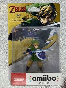 Rare Nintendo The Legend of Zelda Skyward Sword Link amiibo Figure NIB Sealed