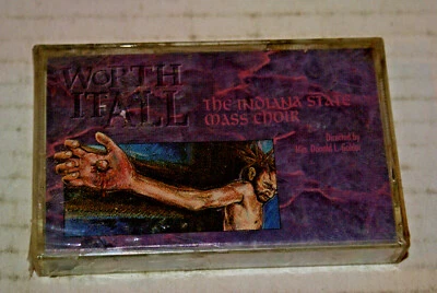  The Indiana State Mass Choir ‎– Worth It All New Cassette Tape Sealed 1994 Oop - Image 1 of 3