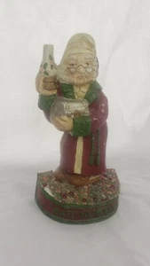 Vintage Kurt Adler Cast Iron Christmas Doorstop Ebenezer Scrooge Bah Humbug 1989 - Picture 1 of 5