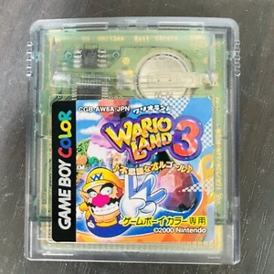 Wario Land 3 Nintendo Game Boy Coler 2000 CGB-AW8A-JPN Action Retro Save OK - Picture 1 of 24