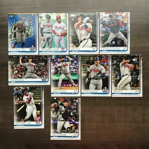 2019 Topps Update Atlanta Braves Team Set Ronald Acuna Jr. Austin Riley RC 10 - Picture 1 of 1