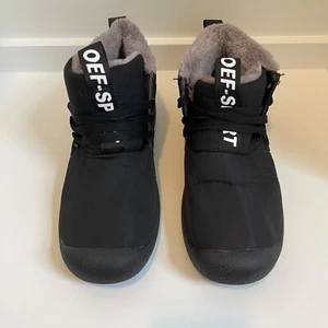 OEF SPORT Aprés Ski Herren Schneestiefel Packable Schwarz Größe US 12,5 / 47 - Bild 1 von 8
