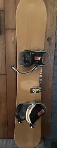 150cm Burton Charger Snowboard With Salomon Large Bindings - Picture 1 of 9