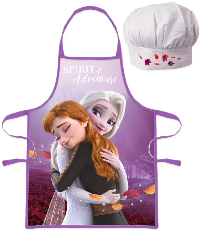 Frozen la Regina Dei Ghiacci Grembiule da Cucina Torna Set 2-Teilig F-2254 - Immagine 1 di 1