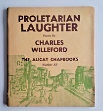 Proletarian Laughter, Poems By Charles Willeford, Alicat Chapbooks, 1948, 1st Ed