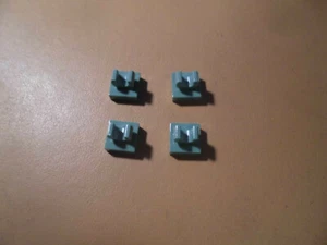Lego 4x Platte Fliese 1x1 mit Clip oben 2555 sandgrün esgn4 - Bild 1 von 2
