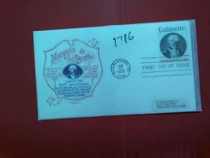 U. S.Stamp FDC-1716 -Lafayette -Art of Ages cachet- comb. shipping - Picture 1 of 1