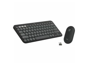 Logitech Logitech Pebble 2 Combo Keyboard & Mouse - USB Type A Wireless Bluetoot - Picture 1 of 6
