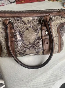 handbag leather And Snake Skin Appearance - Picture 1 of 11