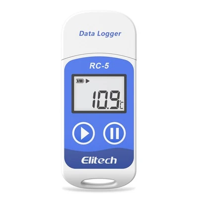 Elitech RC-5 USB Reusable Temperature Data logger Temp Recorder Quick PDF Report - Image 1 of 4