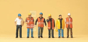 PREISER 10420 - Operai vari , 6 pz. Scala H0 1:87 - Imagen 1 de 1