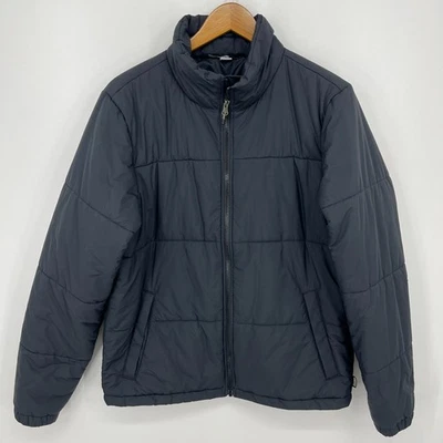 Куртка мужская REI Puffer размер M черная с карманами на молнии верхняя одежда - Изображение 1 из 4