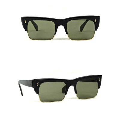 GAFAS DE SOL ROCKABILLY CLÁSICAS CUADRADAS RARAS VINTAGE ITALIA MEDIADOS DE SIGLO UNISEX AÑOS 50 Foto 1 de 4