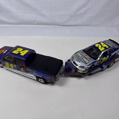 Brookfield Collectors Guild Jeff Gordon Diecast 1999 Truck+Car+Trailer - Image 1 of 4