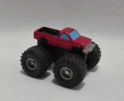 Micro Machine Monster Truck Red Chevy Silverado Pickup Truck - Rare - Image 1 of 4