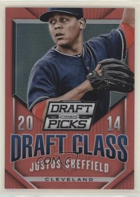 2014 Panini Prizm Perennial Draft Picks Class Red /100 Justus Sheffield #29 - Image 1 of 2