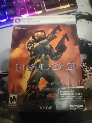 Halo 2 PC DVD Game for Windows 2007 Complete in Box with Slipcover - Image 1 of 4
