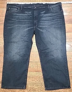 Levi’s Jeans 559 Herren 60 x 29 Big and Tall dunkle Waschung blau entspannt gerade gebraucht, in einwandfreiem Zustand - Bild 1 von 8