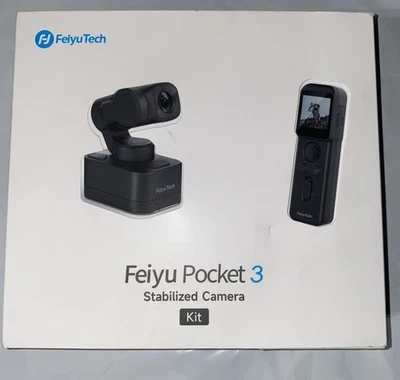 FeiyuTech Pocket 3 KIT 4k 60fps 3-Axis Handheld Camera Stabilizer Gimbal - Image 1 of 4