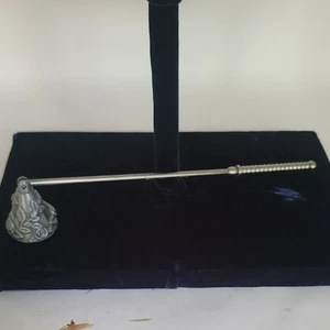 Silberfarbene gravierte silberfarbene gravierte Kerzenlöscher 12 Zoll - Bild 1 von 7