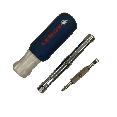 Lenox 23932 9-in-1 Multi-Tool Screwdriver – Blue – Incomplete (Missing 4 Pieces) - Image 1 of 4