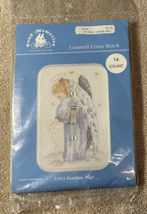 Kit de interruptor de luz de ángel de la guarda Fond Memories contado punto de cruz 14 ct - Imagen 1 de 3